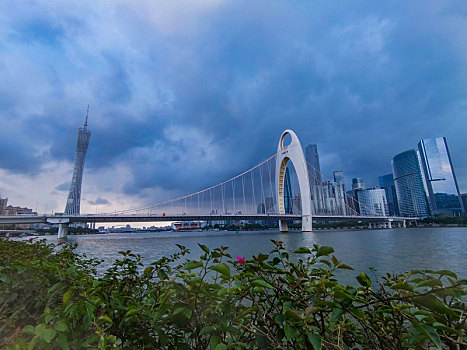 广州珠江两岸一路风景美景