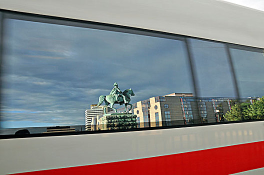 窗户,冰,雕塑,桥,北莱茵威斯特伐利亚,德国,欧洲