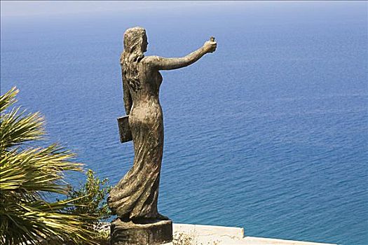 雕塑,远眺,海洋,以弗所,土耳其
