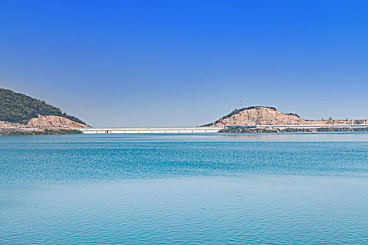 安徽省芜湖市响水涧水库蓄水池湿地自然景观