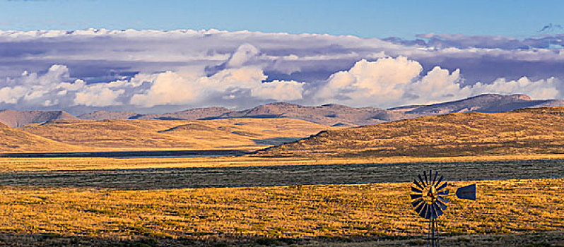 美国,新墨西哥,岩石城,州立公园,风车,风景,全景,画廊