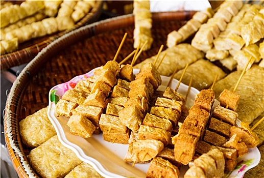 烤制食品,食物,食品市场,泰国