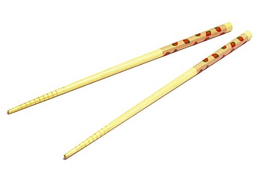 筷子,隔绝,白色背景