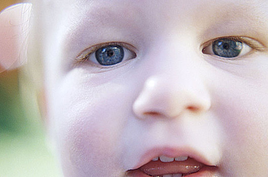 肖像,蓝色眼睛,婴儿