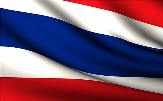 飞,旗帜,泰国