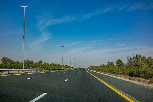 迪拜沙漠保护区公路杜巴艾因路