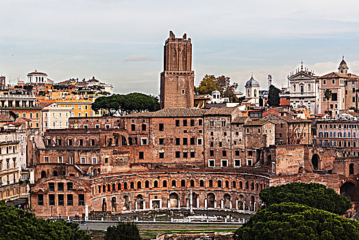 历史建筑,城市,罗马,意大利