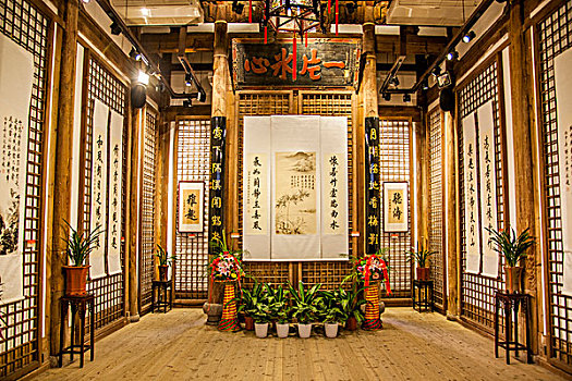 福建福洲三坊七巷澄威將軍第書畫展