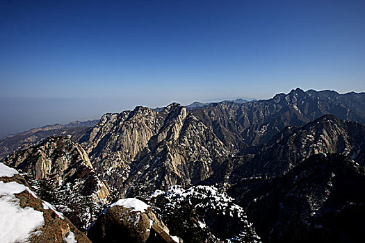 陕西-西岳华山群山