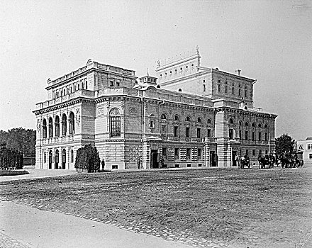 城市,剧院,诺夫哥罗德,俄罗斯,1896年