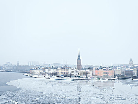 建筑,海上,骑士岛,斯德哥尔摩