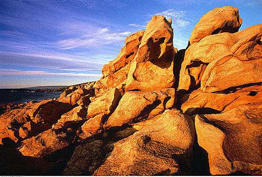 岩石,岸边,海岸线,溪流,西澳大利亚,澳大利亚