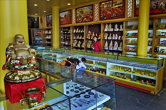 礼品店,雕塑,峨嵋,靠近,成都,中国,亚洲