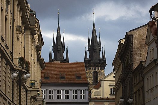 提恩教堂,布拉格,捷克共和国