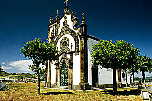 葡萄牙,亚速尔群岛,岛屿,教堂