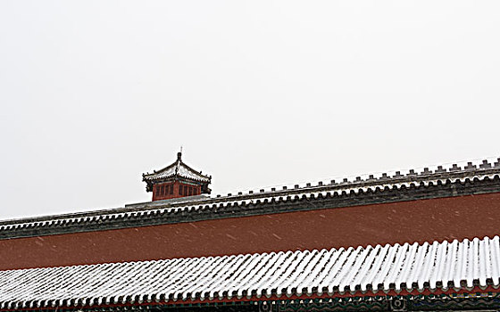 风雪,古建筑,中国,故宫