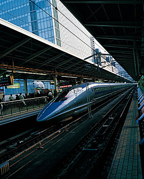 日本东京新干线高速列车