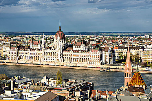 匈牙利,国会大厦,多瑙河,布达佩斯,欧洲