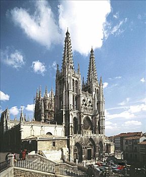 教堂,布尔戈斯大教堂,西班牙,欧洲