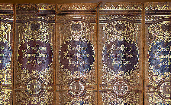 历史,书本,老,交谈,字典,1898年,周年纪念,德国,欧洲