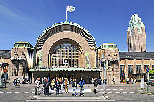 火车站,赫尔辛基,芬兰