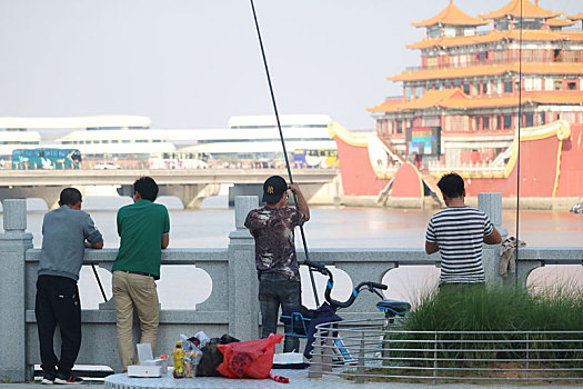 珠海市情侣路旅游风景钓鱼图片