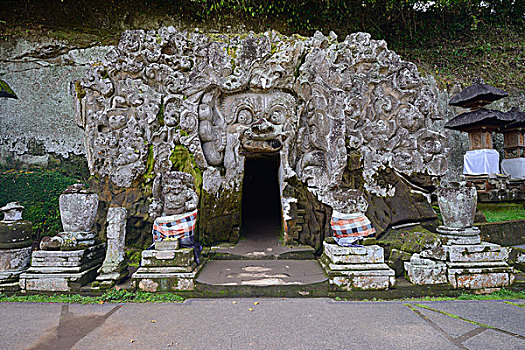 洞穴,庙宇,果阿,世界遗产,巴厘岛,印度尼西亚,亚洲