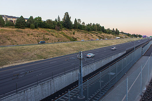 美国公路背景素材