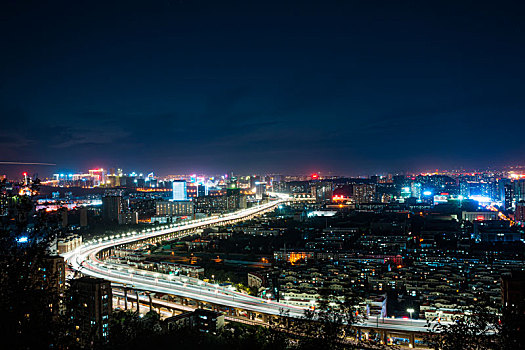 乌鲁木齐外环夜景