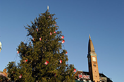 丹麦,哥本哈根,市政厅,广场,圣诞节