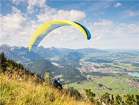 滑翔伞,阿尔卑斯山