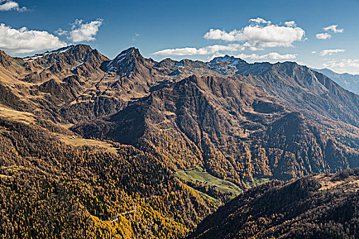 欧洲,奥地利,意大利,阿尔卑斯山,南蒂罗尔,山,风景