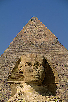 埃及,古老王国,吉萨金字塔,狮身人面像,金字塔