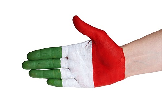 意大利,握手