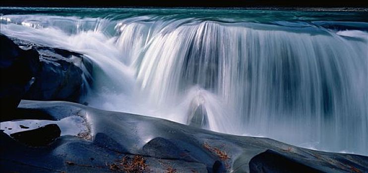 瀑布,不列颠哥伦比亚省,加拿大