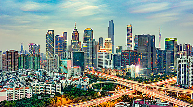 廣州城市風(fēng)光，珠江新城