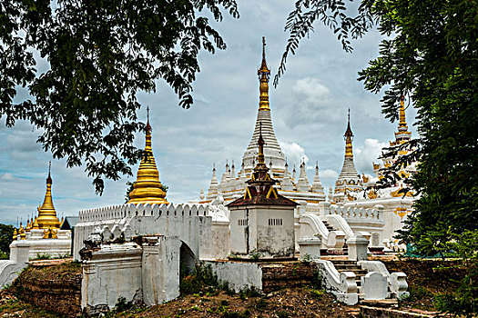 塔,古城,曼德勒省,缅甸,亚洲