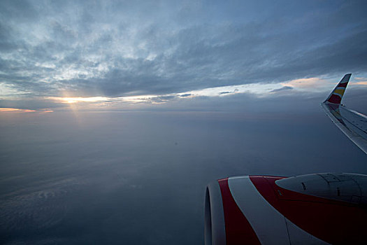 高空飞行,空中美景