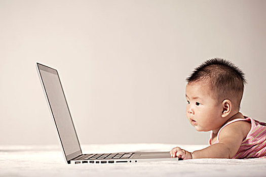 嬰兒,幼仔,電腦