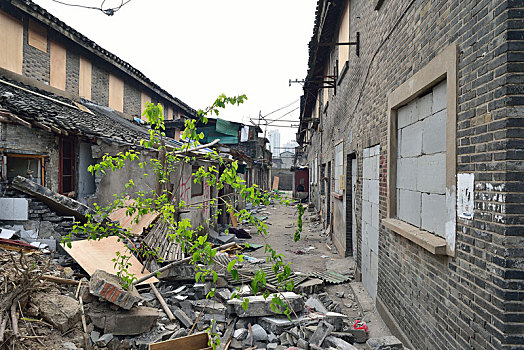 上海杨浦区眉州路旧城拆迁改造