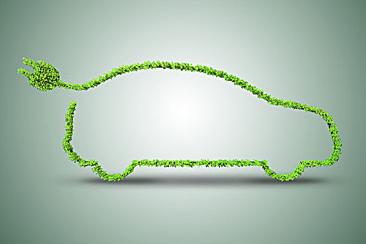 概念,绿色,电动汽车