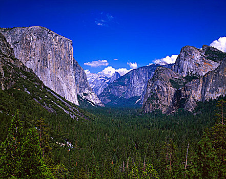 优胜美地山谷,船长峰,优胜美地国家公园,加利福尼亚,美国