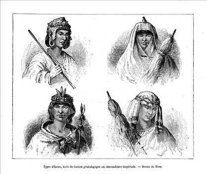 印加,秘鲁,19世纪,艺术家