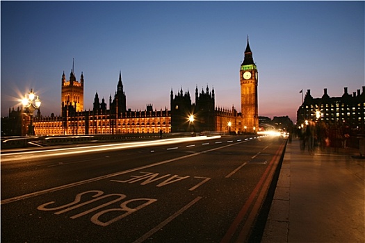 大本钟,伦敦,夜景