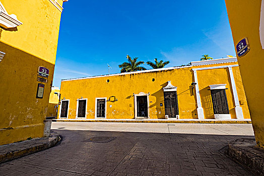 依沙玛尔,黄色,殖民地,城市,尤卡坦半岛,墨西哥