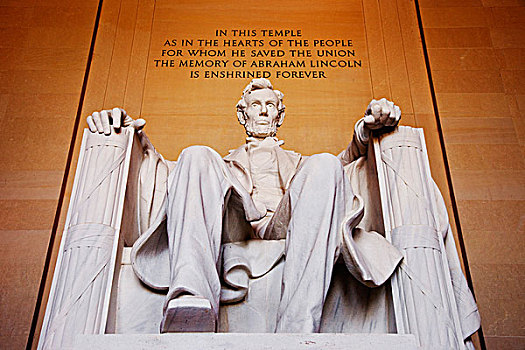 室内,林肯纪念堂,华盛顿特区,美国