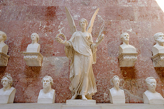大理石,半身像,女神,普拉蒂纳特,巴伐利亚,德国,欧洲