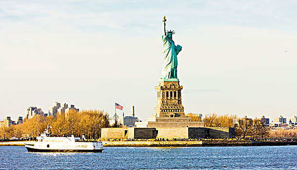 自由岛,自由女神像,纽约,美国