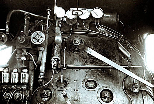 仪表板,火车头,引擎