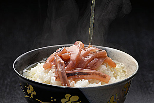 squid,rice